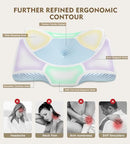 Osteo Cervical Pillow for Neck Pain Relief, Hollow Design Odorless Memory - Brand New