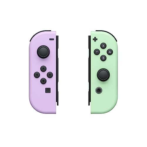 NINTENDO JOY-CON (L)/(R) - PASTEL PURPLE/PASTEL GREEN - Like New