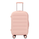 LIOR 3-PIECE LIOR LUGGAGE SET WITH TSA LOCKS, 20", 24" & 28" - PINK - Like New