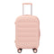 LIOR 3-PIECE LIOR LUGGAGE SET WITH TSA LOCKS, 20", 24" & 28" - PINK - Like New