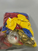 UNIQUER PRINCESS CY254 BALOONS - RED, YELLOW, BLUE, GOLD - Brand New