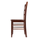 Winsome Benjamin Ladder Back Chair Set of 2 B00405O9Q2 - Walnut - Brand New