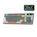RK ROYAL KLUDGE MECHANICAL KEYBOARD W/SMART DISPLAY & KNOB - - Scratch & Dent