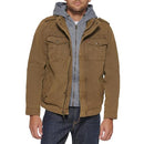 LM8RC364 LEVI'S MEN'S WASHED COTTON HOODED KHAKI/ SHERPA LINED 3XL - Brand New