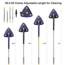 Triangle Cleaning Mop: Shape with Long Handle and 360 Degree Rotating Base - Like New