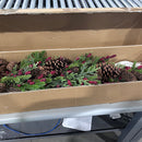 ARTIFICIAL RED BERRY STEMS PINE BRANCHES FOR CHRISTMAS - GREEN - Like New