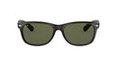 Ray-Ban RB2132 New Wayfarer Square Sunglasses Tortoise/G15 Green 52MM - Like New