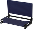 The Stadium Chair Company Extra Wide Gamechanger Bleacher Seat SC2W - Navy - Brand New