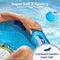 AQUA LEISURE AQUA POOL CHAIR FLOAT FOR ADULTS ZERO GRAVITY - BLUE FERN - Like New