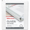 OFFICE DEPOT DURABLE VIEW 3-RING BINDER, 1" ROUND RINGS, WHITE - Brand New