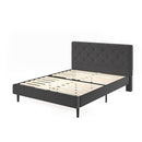 ZINUS King Shalini Upholstered Platform Bed Frame ZU-FPPBC5ZC-14K – Dark Grey - Like New