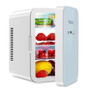 Msake Fridge 110V AC/DC, 8 L, Blue - Brand New