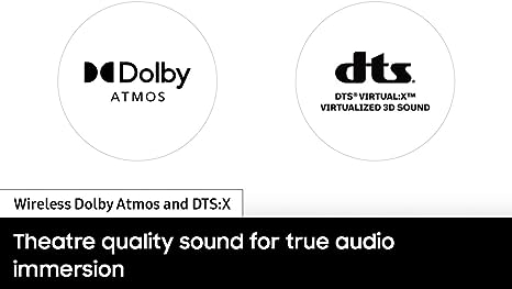 SAMSUNG 3.2.1CH Soundbar Dolby Atmos DTS Ultra slim HW-S800B/ZA - BLACK Like New