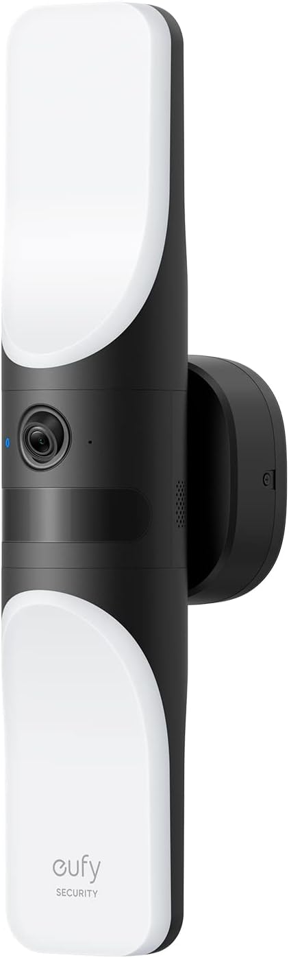 Eufy Security S100 Wired Wall Light Cam 2K 1200 Lumen T84A1 - WHITE - Like New