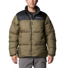WM0403 Columbia Mens Puffect Iii Jacket Green Black M - Scratch & Dent