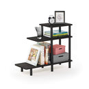 FURINNO TURN-N-TUBE 3-TIER SOFA SIDE TABLE ESPRESSO/BLACK - 18127EX/BK - Like New