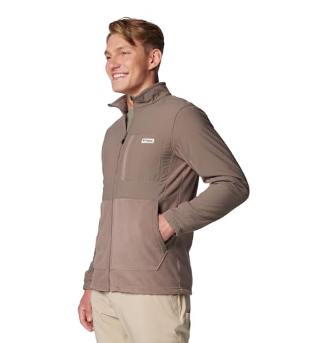 FO9344 COLUMBIA MEN PFG UNCHARTED FLEECE FULL ZIP IRON/IRON M - Brand New