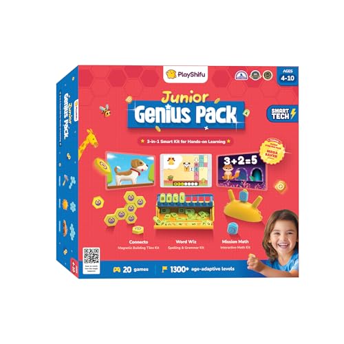 SHIFU PLAYSHIFU JUNIOR GENIUS PACK | 3-IN-1 STEM LEARNING KIT - - Scratch & Dent