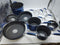 Anolon X Hybrid Nonstick Cookware Induction Pots and Pans Set, 12 Piece - BLUE Like New