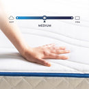 BEST PRICE MATTRESS 8 Inch Bonnell Spring Hybrid Mattress, Tight Top, Queen - Brand New