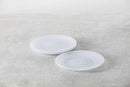 Fortessa La Jolla Glass 16 Piece Dinnerware Set, Service for 4, White - Brand New