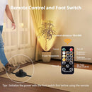 Brightown Floor Can Lights 2 Pack LED Uplight Lamp Spotlights, Remote, Timer - Like New