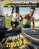 SVOKO HANDHELD VACUUM CLEANER 21000PA SUCTION WITH BRUSHLESS MOTOR BLACK/YELLOW - Like New
