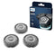 PHILIPS REPLACEMENT SHAVER HEAD FOR SER 9000 S9000 PRECISION BLADES - SILVER - Brand New