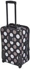 ROCKLAND FASHION SOFTSIDE LUGGAGE SET, 2-PIECE LUGGAGE - NEW BLACK DOT - Like New