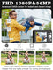 Fleafa Digital Camera, 56MP FHD 1080P, 16X Zoom Anti Shake, C15 - Black - Like New