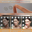 Leishe Vanity Mirror Lights 360 Degree Rotating 15Dimmable Bulbs - Gold - Brand New
