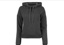 90 DEGREE BY REFLEX WOMEN'S STONE WASHED HOODIE - SIZE: WOMEN S - BLACK - Brand New