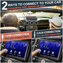 HOMLAB CD PLAYER FOR CAR - EXTERNAL CAR CD PLAYER WITH STEERING WHEEL REMOTE - Like New