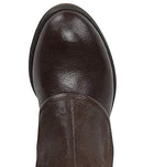 Donald J Pliner Womens Devi Leather Almond Toe Knee High Brown Size: 7.5 - Like New