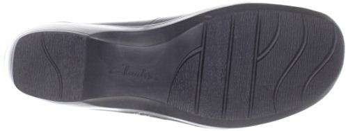 26062909 CLARKS WOMEN'S MAY MARIGOLD SLIP-ON LOAFER BLACK SIZE 11 WIDE BLACK - Like New