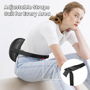 MASSAGEASE ADJUSTABLE NECK-SHOULDER MASSAGE PILLOW MAGIC STRAP - BLACK - Like New