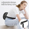 MASSAGEASE ADJUSTABLE NECK-SHOULDER MASSAGE PILLOW MAGIC STRAP - BLACK - Like New