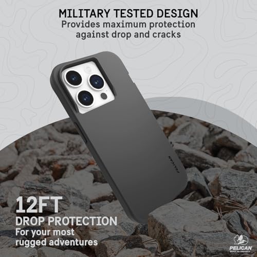 PELICAN RANGER IPHONE 15 PRO CASE 6.1" COMPATIBLE WITH MAGSAFE - BLACK - Like New
