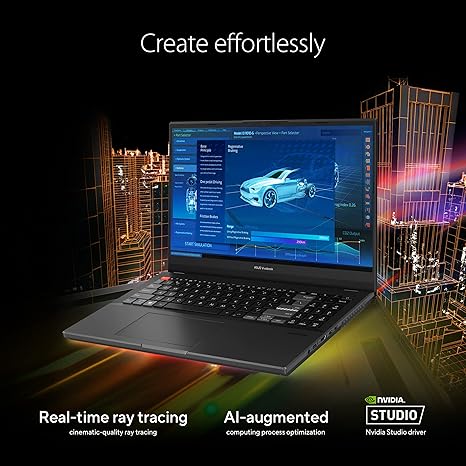 ASUS VivoBook Pro 15X Laptop 15.6” FHD R9 6900HX 32GB 1TB SSD RTX 3070 - Black - Like New