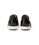 C26469 COLE HAAN MEN'S ORIGINAL GRAND SHORTWING OXFORD WIDE BLACK/WHITE SIZE 11 - Like New