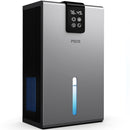 PSOS DEHUMIDIFIER FOR HOME 120 OZ WATER TANK 1000 SQ.FT, 7 COLORS LED - GREY - Like New