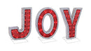 TOP TREASURES JOY NATIVITY DECORATION,OBX,HOS0269,Red,Set of 3 - Scratch & Dent