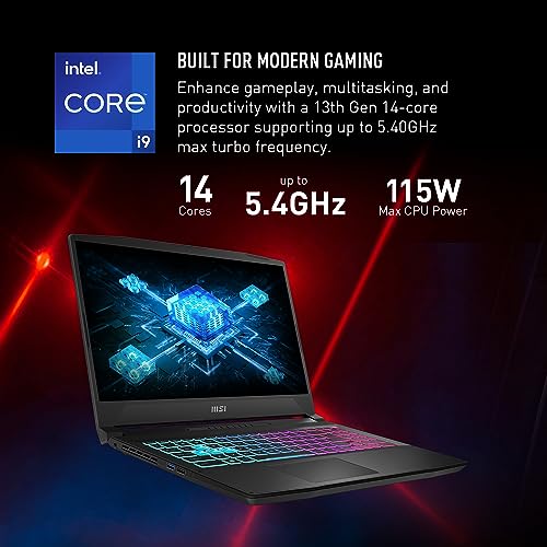 MSI KATANA 15 LAPTOP I9-13900H 32 1TB RTX 4070 B13VGK-1007US - BLACK - Like New