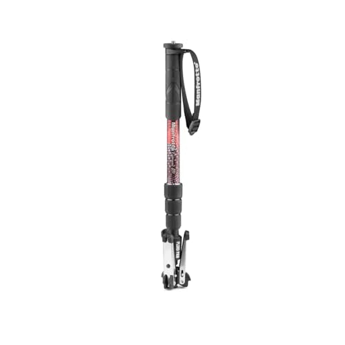 MANFROTTO ELEMENT MII 4-SECTION ALUMINUM VIDEO MONOPOD - BLACK Like New