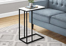 Monarch Specialties I 3760 Accent Table - White/Black - Brand New