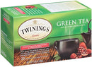 TWINING TEA GREEN POMEGRANATE RASPBERRY STRAWBERRY 20CT - Brand New