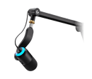 LOGITECH YETICASTER GX BUNDLE GX DYNAMIC MICROPHONE COMPASS BOOM ARM - BLACK - Like New