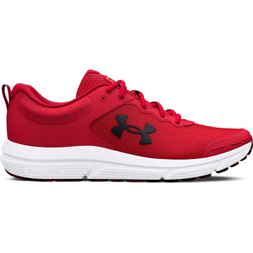 UNDER ARMOUR MEN'S CHARGED ASSERT 10 RUNNING SHOE SIZE MEN 13 RED/RED/BLACK - Like New