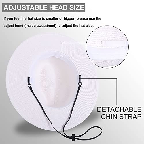 Livingston Wide Brim Straw Panama Hat Stylish Lightweight Breathable - Flagbelt - Brand New