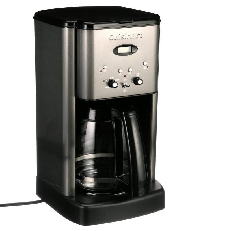 CUISINART BREW CENTRAL 12 CUP PROGRAMMABLE COFFEE MAKER - BLACK STAINLESS - Like New